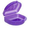Dental Aesthetics Glitter PARADENTI Astuccio - Paradenti Scatola per Ortho APPARECCHI, Sport Dentale Prodotti, dentiere & Altro - Viola Glitter