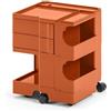 B-LINE carrello contenitore su ruote BOBY con 2 cassetti H 52,5 cm - B22PR