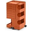 B-LINE carrello contenitore su ruote BOBY con 6 cassetti H 73,5 cm - B36PR