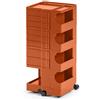 B-LINE carrello contenitore su ruote BOBY con 8 cassetti H 94,5 cm - B48PR