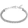 s.Oliver Bracciale da uomo in acciaio inossidabile, fornito in confezione regalo per gioielli,