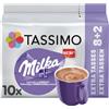 Tassimo Capsule per bevande al cacao Milka | 10 capsule compatibili con caffettiera Tassimo