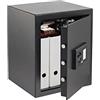 BURG-WÄCHTER Cassaforte a mobile, Cassaforte elettronica digitale, Home-Safe, Classe sicurezza B, Antincendio DIN 4102, Testata ECB S, 45,3 l, 49 kg, H 240 S, Nero