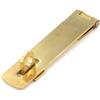 Merriway BH07773 Hasp & graffetta in ottone lucido e laccato, 4 pollici Hasp e graffetta, oro