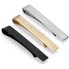 Wynameleri Spille da uomo per cravatta di Halloween, accessori per camicia, fermacravatta e clip, set per uomini, 8pcs Black & Golden, rame, rame.