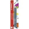 STABILO Matita in Grafite Trio in Petrolio - Pack da 2 - Gradazione HB