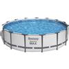 Bestway 56488 Piscina fuori terra Steel Pro Max rotonda 457x107 cm con accessori