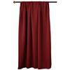 WOLTU Tenda Termica Oscurante Opaca, Tenda con Nastro per Binario, 250g/m² Pesantemente Isolante, per Soggiorno Camera da Letto, 135 x 175 cm, Borgogna