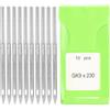 Pssopp Aghi per Macchina da Cucire 10 Pezzi 5cm Lunghezza 2mm Codolo Compatibili con Flyingman GK9, Acciaio Senza Bave per Cucito Domestico e Ricamo, Foratura Facile su Tessuti Multipli