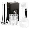 i Cafilas Illy Capsule Ricaricabili,Capsula Ricaricabile per Illy in Acciaio Inox, capsula filtrante per ILLY X9 X 8 X7.1 Y5 Y3 Y1.1 (capsule+tamper+Powder filler)