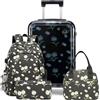 Sea choice Valigia per bambini con Set di Zaini Bagaglio a mano Valigia leggera a guscio duro Trolley per ragazzi ragazze Valigia da viaggio e 4 ruote TSA