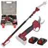 Archman FE07-40A - Forbice a batteria da potatura+asta telescopica 180-240 cm - 2x 21V 2Ah - Ø 40 mm