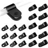 Neerow 240 clip per cavi tipo R, 5 misure in nylon, clip a R, fermacavi