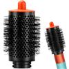 Chuancheng Grande spazzola volumizzante rotonda per accessori Dy.son Airwrap, spazzola volumizzante aggiornata per zoppicare, capelli piatti, arancione