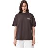 AllSaints T-Shirt Underground Etta da Donna, Marrone Bottiglia, S