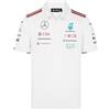 Mercedes AMG Petronas F1 Polo della Squadra Uomo 2024 - Bianco - Taglia: L