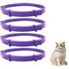 TASSFROO 4 collari calmanti per gatti, con feromoni regolabili, anti stress, bagnati | Allevia l'ansia per gatti e animali domestici, piccoli e grandi, effetto durevole, materiale confortevole
