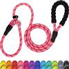 TagME Riflessivo Guinzaglio per Cani Taglia Grande,Guinzaglio Retriever,Guinzaglio Addestramento per Cani,Ø12mm x 185cm,Rosa
