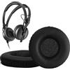 kwmobile 2x Cuscinetto Cuffie Compatibile con Sennheiser HD25 / HD25-1 II / HD250BT Pad - Cuscinetti Ricambio Cuffie Over Ear Simil Pelle - nero