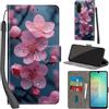 PHINIENLAND Cover per Samsung Galaxy A18 / A26 / A17 PU Pelle Custodia Flip Fiori