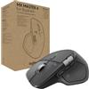 Logitech Business Logitech MX Master 4 for Business, mouse wireless con clic discreti, 8000 DPI, scorrimento MagSpeed, ricevitore Logi Bolt, Bluetooth, Actions Ring, tecnologia aptica, ricarica USB-C - Graphite