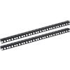 HMF 66810-02 Guida rack per armadio server | 2 pezzi | 10 pollici | 10 U | Nero