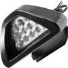Baceyong - Luce di stop posteriore universale 12 V, 12 LED, terza luce di stop, stroboscopica, fendinebbia, luce posteriore, luce bianca