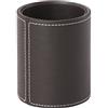 Osco - Portapenne da scrivania in finta pelle, colore: Marrone, brown