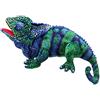 The Puppet Company Grandi creature - Burattino a mano camaleonte (blu-verde)