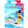 PLAYMOBIL 5372 - Surfista con Tavola da Surf, 3 Pezzi