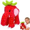 DTXYBC Steal a Brainrot Peluche, Steal a Brainrot Plush Toy, Adorabile Peluche Brain-rot, Pelu-che Italian Brainrot, Elefante Fragola Pelu-che, Ruba un Pelu-che Brainrot, Regalo Per Fan (D)