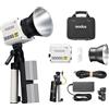 GODOX ML60II Bi 70W Kit luce video Luce fotografica bicolore 2800K-6500K Dimmerabile CRI≥96 con supporto GODOX COB Bead 11 Effetti scena di illuminazione Supporto sistema wireless 2.4G Connessione BT