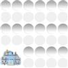 TESSTSY 100 Pezzi Placche Metalliche Adesive, 20mm Piastre Metalliche Autoadesive, Rotonde Piastra In Metallo Per Magneti, Piastrine Metalliche Per Figure Tonie, Adatte Per Telefoni Cellulari E Decorazioni