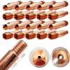Dujelixa Punte di contatto per saldatura, Dujelixa ugelli Mig M6, 20 ugelli per saldatura a gas 15AK, ugelli per saldatura portatili per accessori per pistole di saldatura MIG/MAG 15AK Consumabili MIG1,2 mm