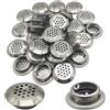 CTRICALVER 29MM Acciaio Inox Rotondo Griglia Di Ventilazione | Griglia di ventilazione Foro per Sfiato | Aria Griglie Di Ventilazione, per Cucina, Armadi, Guardaroba, Scarpe Armadietto,30PCS