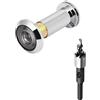 tintoke Spioncino per porta, Apertura porta 16-21 mm, Spioncino grandangolare 200°, Spioncino per porta con privacy, Spioncino per Porte Blindate, con punta da trapano, adatto per porte di spessore 40-60 mm
