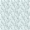 ICYEHAO Carta da Parati Fiori Blu, 44 x 500 cm Carta da Parati Floreale Blu Bianco Fiori Foglie Piante Boho Pellicola Adesiva per Mobili,Camera da Letto,Soggiorno,Bagno,Cucina