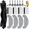 Chuancheng Accessori per Proscenic Q8 Max+/ Q8 Max/ Q8, per MONSGA MS1 Max | per Ultenic D10/T10 Lite/T20 Pro, 4 filtri 6 spazzole laterali 4 panni per mocio 1 spazzola principale 2 strumenti di pulizia