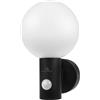 Maclean MCE515 B Lampada LED con Rilevatore di movimento PIR 15W IP65 1600lm 4000K (Nero)