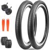 ZUKKA Set di 2 pneumatici pieghevoli da, 20/24/26 x 1,75 pollici, pieghevoli, per bicicletta,mountain bike, bicicletta per bambini