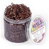 HOYOLS Elastici per capelli marroni, piccoli elastici in gomma per ragazze e donne, nessun danno, mini elastici per coda di cavallo, piccoli elastici per capelli da sottili a medi, 1500 pezzi, TPU