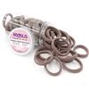 HOYOLS Elastici per Capelli Spessi, Fermacoda Senza Cuciture 100 pcs