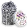 HOYOLS Mini Elastici in Gomma Argento per Capelli 1000 Pezzi | Elastici Elasticizzati in TPU con Finitura Metallica, Tenuta Delicata e Sicura, per Trecce e Code Quotidiane per Ragazze