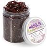 HOYOLS Elastici per Capelli, Elastici in Gomma Marroni 1000 Pezzi | TPU Resistente con Finitura Metallica, Senza Danni e Flessibile, Accessori per Trecce e Code di Cavallo per Donne e Ragazze