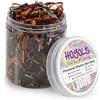 HOYOLS Elastici per Capelli, Piccoli Elastici in Gomma Marroni Argento Oro | 1000 Pezzi 6 Colori Misti, TPU Elastico, Tenuta Delicata e Sicura, Accessori per Trecce e Code di Cavallo per Donne e Ragazze