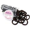 HOYOLS Elastici Marroni per Capelli, Fermacoda Senza Cuciture 100 Pcs | Tessuto Morbido, per Capelli Spessi Ricci Pesanti, Nessun Danno, Accessori per Lo Styling per Donne Ragazze Chignon Trecce