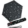 Knirps Ombrello tascabile U.200 Ultra Light Duomatic Vision, Rainy Day Black, piccola