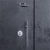 OMNIRES Y sistema doccia, miscelatore monocomando, SYSY35NI, Y nichel spazzolato [Rubinetteria Bagno > Sistemi Doccia da Incasso]