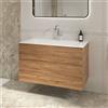 Villeroy & Boch Somera mobile con lavabo La: 100 P: 50 cm, 2 scomparti estraibili, 5A72A2R1+B80600RH, Somera [Mobili da Bagno > Mobili con Lavabo Integrato]