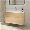 Villeroy & Boch Somera mobile con lavabo La: 100 P: 50 cm, 2 scomparti estraibili, 5A72A2R1+B80600VJ, Somera [Mobili da Bagno > Mobili con Lavabo Integrato]